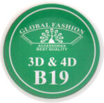 Global Fashion Gel UV 4D plastilina, gel plastart, Global Fashion, B19, 7g, mint