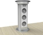 LIVOLO Priza smart incorporabila , retractabila, control din aplicatie 2x usb si 2x priza schuko (VL-SHS010)