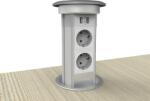 LIVOLO Priza smart incorporabila, retractabila, control din aplicatie 2x usb si 3x priza schuko (VL-SHS004)