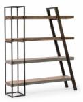 Bizzotto Raft 4 polite lemn otel Manchester 150x35x180 cm (0746740) Raft