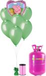 HeliumKing Set de petrecere cu heliu - Peppa Pig verde