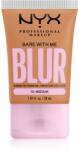 NYX Professional Makeup Bare With Me Blur Tint hidratáló alapozó árnyalat 10 Medium 30 ml