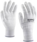 ROCK SAFETY Manusi din nailon ESD din fibra de carbon, rezistente la taiere, cu palma imersata in PU, marime: 09, Gri, Rock Safety Hippo HIPPO/9