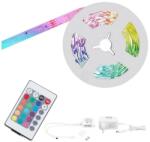 Briloner Bandă LED RGB dimabilă 11, 5m LED/24W/230V Brilo + telecomandă (BL1221)