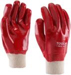 ROCK SAFETY Manusi rezistente la substante chimice imersate in PVC, marime: 10.5, Alb murdar / Rosu, Rock, Toucan Safety TOUCAN