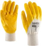 ROCK SAFETY Manusi din bumbac imersate in nitril, marime: 07, Alb murdar / Galben, Rock Safety Marabou-Y MARABOU-Y/07