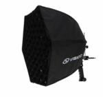 Visico Softbox Hexagonal 50cm Visico EB-068 cu Grid Montura Bowens