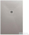 AREZZO design SOLIDSoft zuhanytálca 206x80 cm, BETON, színazonos lefolyóval (2 doboz) AR-80206C (AR-80206C)