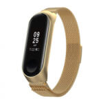 BSTRAP Milanese (Large) szíj Xiaomi Mi Band 3/4, gold (SXI005C02)