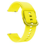 BSTRAP Silicone szíj Samsung Galaxy Watch Active 2 40/44mm, yellow (SSG002C08)