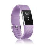 BSTRAP Silicone Diamond (Small) szíj Fitbit Charge 2, lavender (SFI002C24)
