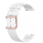 BSTRAP Silicone Rain szíj Xiaomi Amazfit Stratos 2/2S/3, white (SSG014C1204)
