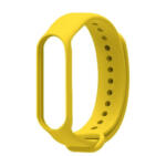 BSTRAP Silicone szíj Xiaomi Mi Band 5/6/7, yellow (SXI011C05)