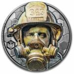  Igazi hősök tűzoltó - 3 Oz ezüst gyűjtői érme