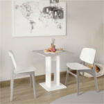 FMD betonszürke és fehér étkezőasztal 70 cm (428691) - balena