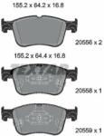 TEXTAR 2055601 Set placute frana, frana disc