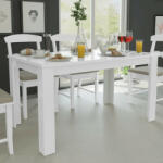 vidaXL fehér étkezőasztal 140 x 80 x 75 cm (243056) - balena