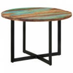 vidaXL tömör újrahasznosított fa étkezőasztal 110 x 75 cm (338480)