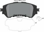 TEXTAR set placute frana, frana disc TEXTAR 2582301 (2582301)