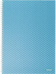 Esselte Colour Breeze A4 spirálfüzet négyzetrácsos kék (628476)