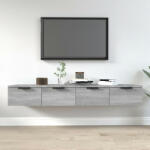 vidaXL 2 db szürke sonoma szerelt fa fali szekrény 68 x 30 x 20 cm (3115898) - balena