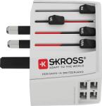SKROSS MUV USB világutazó hálózati csatlakozó átalakító és 4* USB töltő (4 USB A bemenettel) (1.302961)