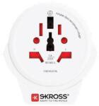 SKROSS Adaptor Priza SKross Universal 1.500267 World la-UK USB Alb (ADAPT-PLUG-UNIV/UK/USB/01-SKRS)