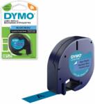 DYMO Etichete originale plastic albastru 12mm x 4m DYMO LetraTag 91205 S0721650 (91205)