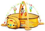 ECOTOYS Salteluta de joaca cu bile Ecotoys 88969 Leu (EDI88969YELLOW) - toysforkids