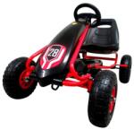 R-Sport Kart cu pedale Gokart, 3-7 ani, roti gonflabile, G4 R-Sport - Negru (EDIHP-003DNEGRU) - toysforkids