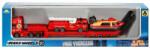 Sunman Set cu vehicule de interventie, Maxx Wheels, Barca si Macara Pompieri