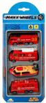 Sunman Set de vehicule, Maxx Wheels, Pompieri