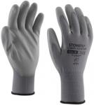 ROCK SAFETY Manusi de asamblare din poliester cu palma imersata in PU, marime: 11, Gri, Rock Safety Stonefly STONEFLY/11