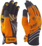 ROCK SAFETY Manusi pentru soferi cu palmiera, marime: L, Negru / Portocaliu, Rock Safety MKN1 MKN1/L