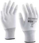 ROCK SAFETY Manusi de asamblare din poliester cu varfurile degetelor imersate in PU, versiune economica, marime: XL, Alb, Rock Safety Butterfly-Eco BUTTERFLY-ECO/09/XL