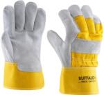 ROCK SAFETY Manusi din piele spalt de bovina, marime: 10.5, Gri / Galben, Buffalo, Rock Safety BUFFALO-Y