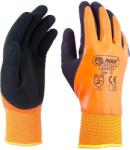 ROCK SAFETY Manusi de asamblare din poliester cu palma imersata in latex, marime: 09, Portocaliu, Rock Safety LRS3033 LRS3033/09