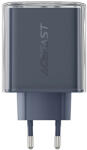 ACEFAST A45 hálózati töltő, 2x USB-C, 1xUSB-A, 65 W PD (szürke)