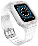 Hurtel Protect Strap Band Case csuklópánt Apple Watch 7 / 6 / 5 / 4 / 3 / 2 / SE (45 / 44 / 42 mm) Case Armor óra fedél átlátszó