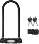 Master Lock Antifurt Master Lock U-lock cu cheie si elemente reflectorizante 280x110x13mm Negru