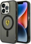 Ferrari Translucent Magsafe tok - Apple iPhone 14 Pro Max - áttetsző fekete (FEHMP14XURKK)