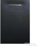 AREZZO design SOLIDSoft zuhanytálca 206x90 cm, ANTRACIT, egyenes lefolyóval (2 doboz) AR-90206LINA (AR-90206LINA)