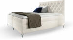 Wilsondo GULIETTE ágyneműtartós kárpitozott boxspring ágy matracokkal - fehér Méret: 200x200