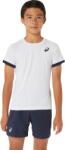 Asics Tricouri băieți "Asics Tennis Short Sleeve Top - brilliant white/midnight