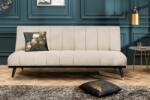LuxD Design ágyazható kanapé Halle 180 cm pezsgő bársony
