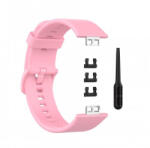 BSTRAP Silicone szíj Huawei Watch Fit, light pink (SHU005C07)