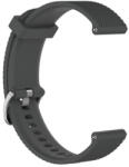 BSTRAP Silicone Bredon szíj Huawei Watch GT 42mm, dark gray (SHU001C0612)