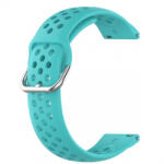 BSTRAP Silicone Dots szíj Huawei Watch GT 42mm, teal (SSG013C1602)