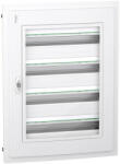  Schneider Electric PrismaSeT XS LVSXP424 süllyesztett elosztó - 96 modul - 4 sor, átlátszó ajtóval IP40, PE+N sínnel - Méretek : 810x648x129mm - max 125A (LVSXP424)