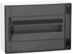  Schneider Electric PrismaSeT XS LVSXR118 falon kívüli elosztó - 18 modul - 1 sor, füstszínű ajtóval IP40, PE+N sínnel - Méretek : 300x426x125mm - max 90A (LVSXR118)
